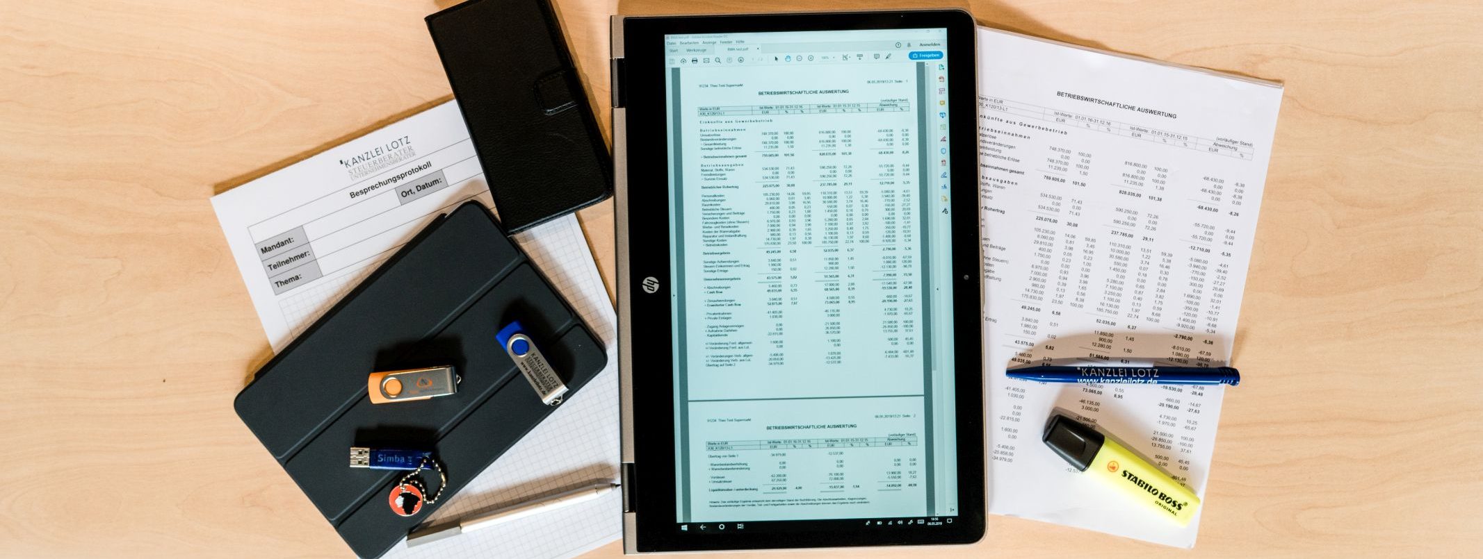 Betriebliche Auswertung